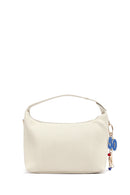 Women's Cream Long Strap Accessory Detailed Printed Handbag | Derimod