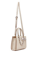 Women's Cream Long Strap Accessory Handbag | Derimod