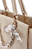 Women's Cream Long Strap Accessory Handbag | Derimod