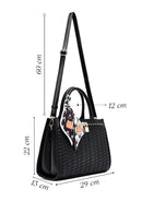 Kadın Siyah Uzun Askılı Kapitone Kol Çantası | Derimod