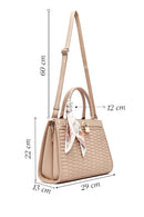 Kadın Krem Uzun Askılı Kapitone Kol Çantası | Derimod