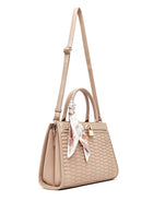 Kadın Krem Uzun Askılı Kapitone Kol Çantası | Derimod