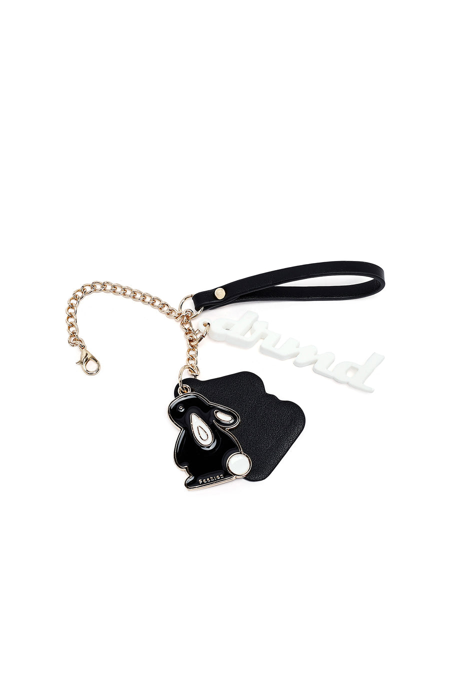 Women's Black Accessory Detailed Shoulder Bag