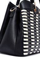 Kadın Siyah Uzun Askılı Örgü Kol Çantası | Derimod