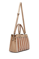 Kadın Bej Uzun Askılı Örgü Kol Çantası | Derimod