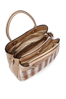 Kadın Bej Uzun Askılı Örgü Kol Çantası | Derimod