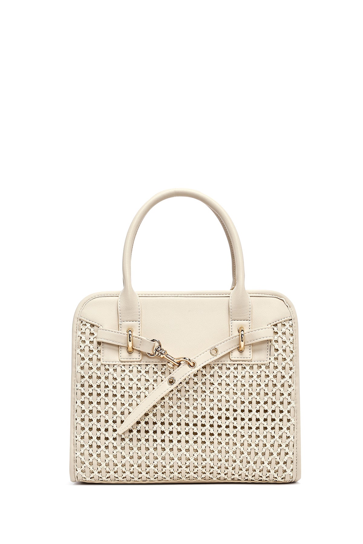 Kadın Krem Uzun Askılı Kol Çantası