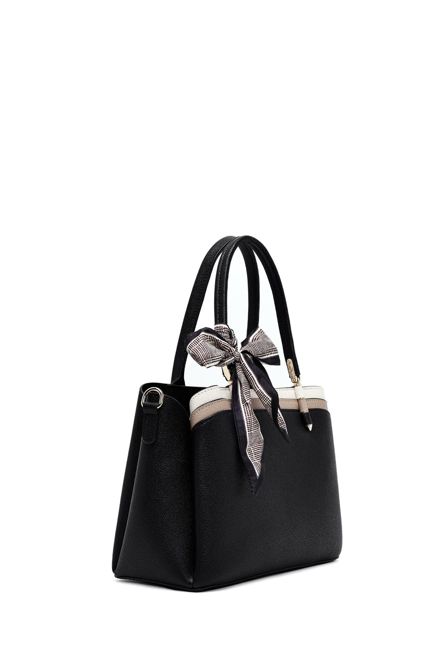 Women's Black Long Strap Accessory Handbag