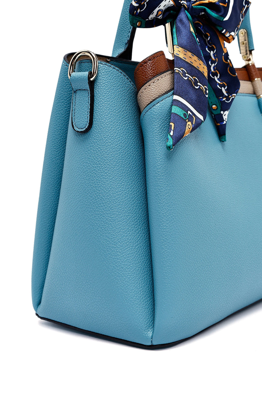 Women's Blue Long Strap Accessory Handbag