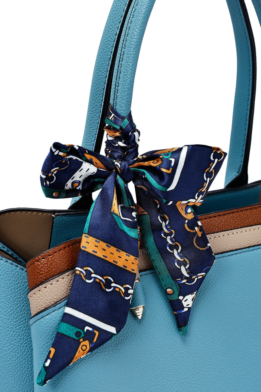 Women's Blue Long Strap Accessory Handbag