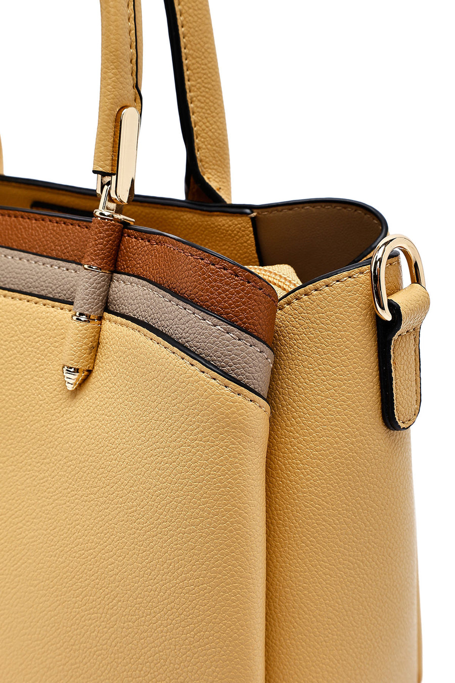 Women's Yellow Long Strap Accessory Handbag