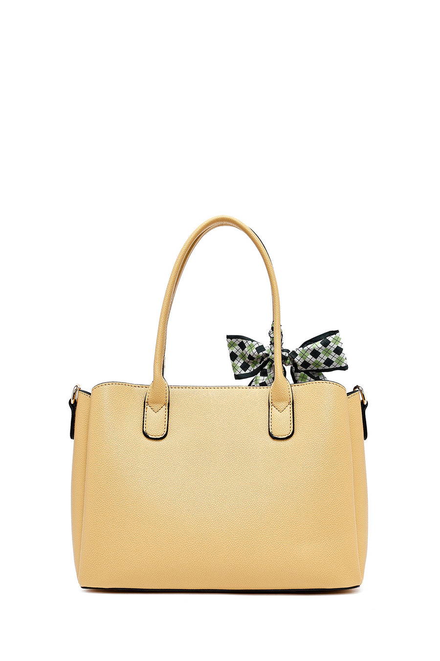 Women's Yellow Long Strap Accessory Handbag