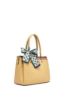 Kadın Sarı Uzun Askılı Aksesuarlı Kol Çantası | Derimod