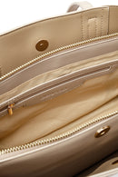 Kadın Bej Desenli Klasik Kol Çantası | Derimod