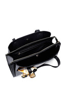 Kadın Siyah Desenli Klasik Kol Çantası | Derimod