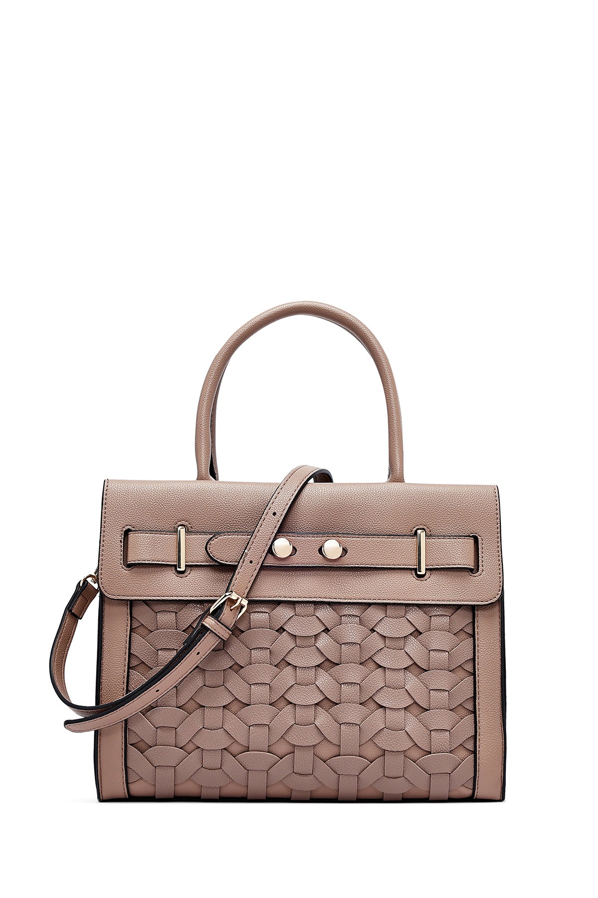 Kadın Vizon Uzun Askılı Örgü Klasik Kol Çantası 25SBD286429 | Derimod