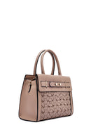 Kadın Vizon Uzun Askılı Örgü Klasik Kol Çantası | Derimod