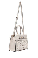 Kadın Krem Uzun Askılı Örgü Klasik Kol Çantası | Derimod
