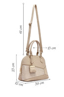 Kadın Bej Uzun Askılı Klasik Kol Çantası | Derimod