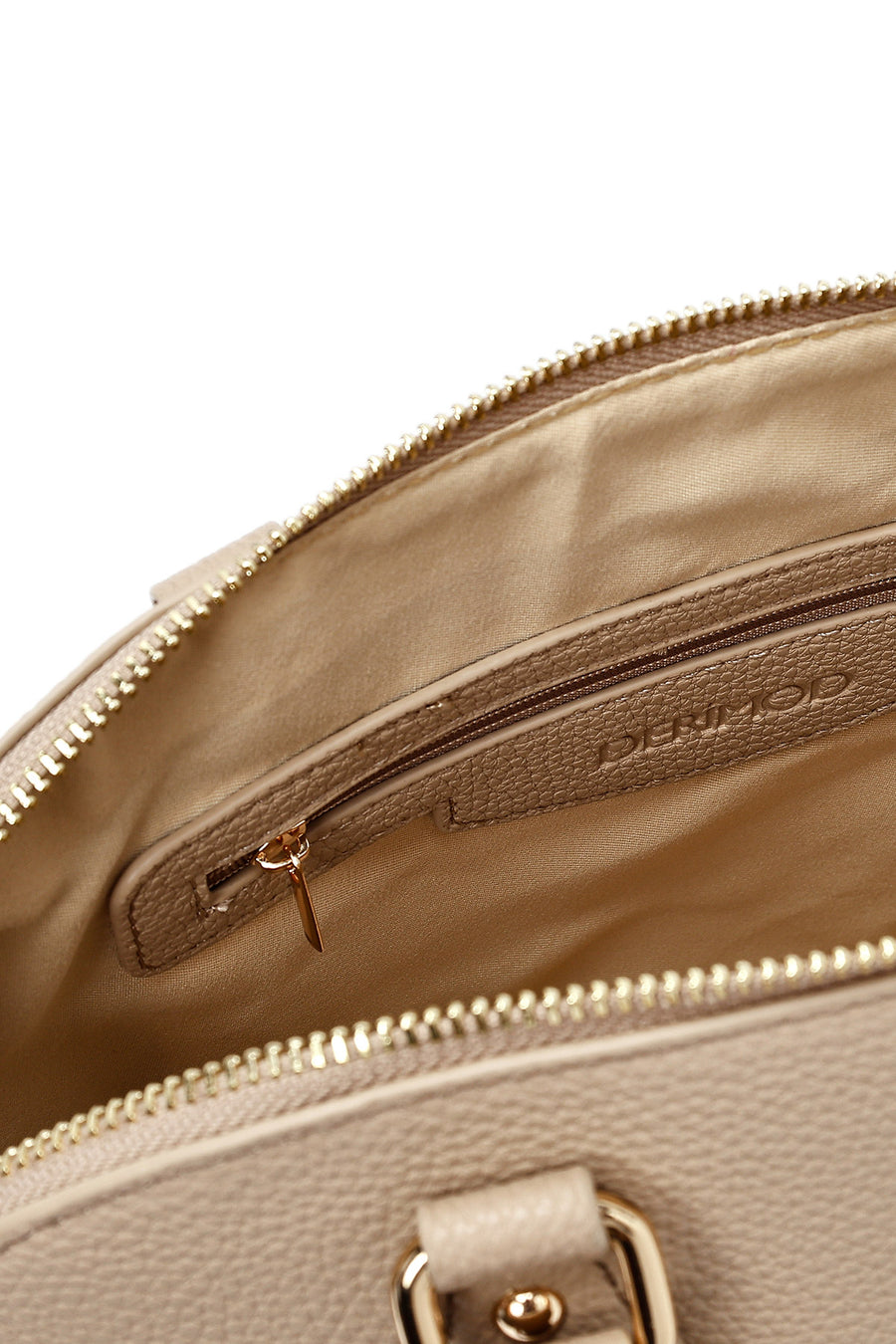 Women's Beige Long Strap Classic Handbag