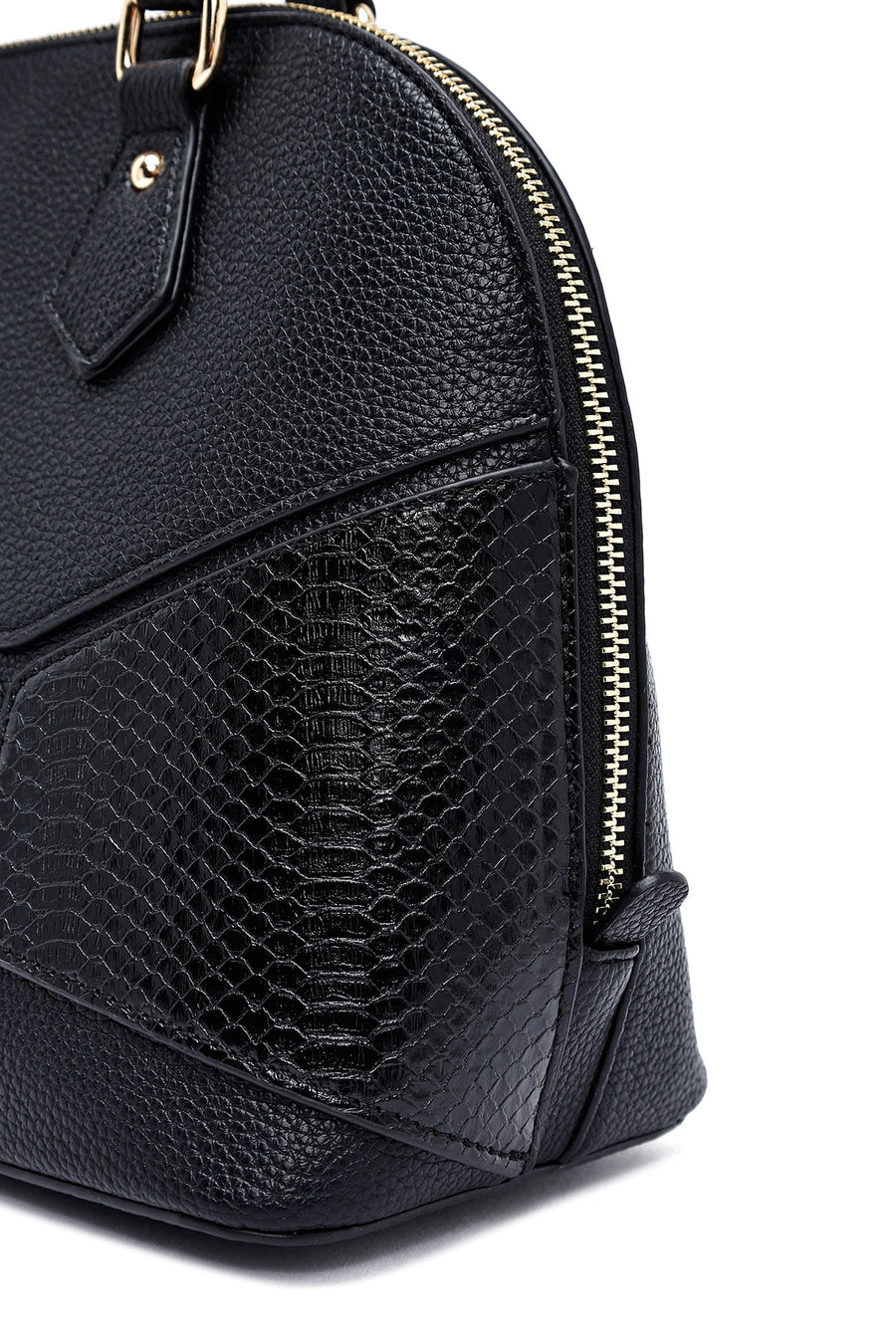 Women's Black Long Strap Classic Handbag