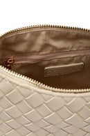 Kadın Bej Aksesuarlı Örgü Mini Kol Çantası | Derimod