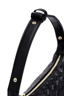 Women's Black Accessory Knitted Mini Handbag | Derimod