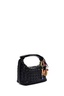 Women's Black Accessory Knitted Mini Handbag | Derimod