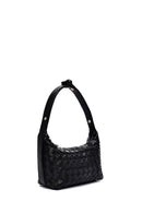 Women's Black Accessory Knitted Mini Handbag | Derimod