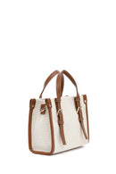 Kadın Bej Uzun Askılı Kumaş Çapraz Çanta | Derimod