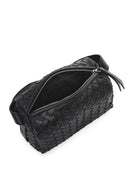 Kadın Siyah Örgülü Çapraz Çanta | Derimod