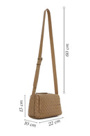 Kadın Vizon Örgülü Çapraz Çanta | Derimod