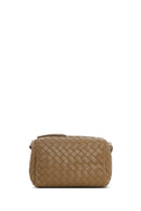 Kadın Vizon Örgülü Çapraz Çanta | Derimod