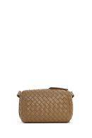 Kadın Vizon Örgülü Çapraz Çanta | Derimod