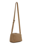 Kadın Vizon Örgülü Çapraz Çanta | Derimod