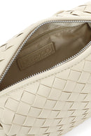 Women's Cream Knitted Crossbody Bag | Derimod