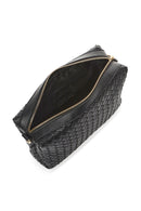 Kadın Siyah Örgülü Çapraz Çanta | Derimod