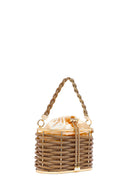 Kadın Altın Taşlı Kutu Abiye Çantası | Derimod