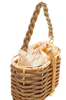 Kadın Altın Taşlı Kutu Abiye Çantası | Derimod