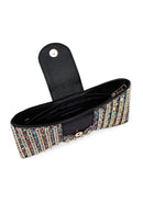 Kadın Çok Renkli Uzun Askılı Taşlı Mini Abiye Kutu Portföy Çanta | Derimod