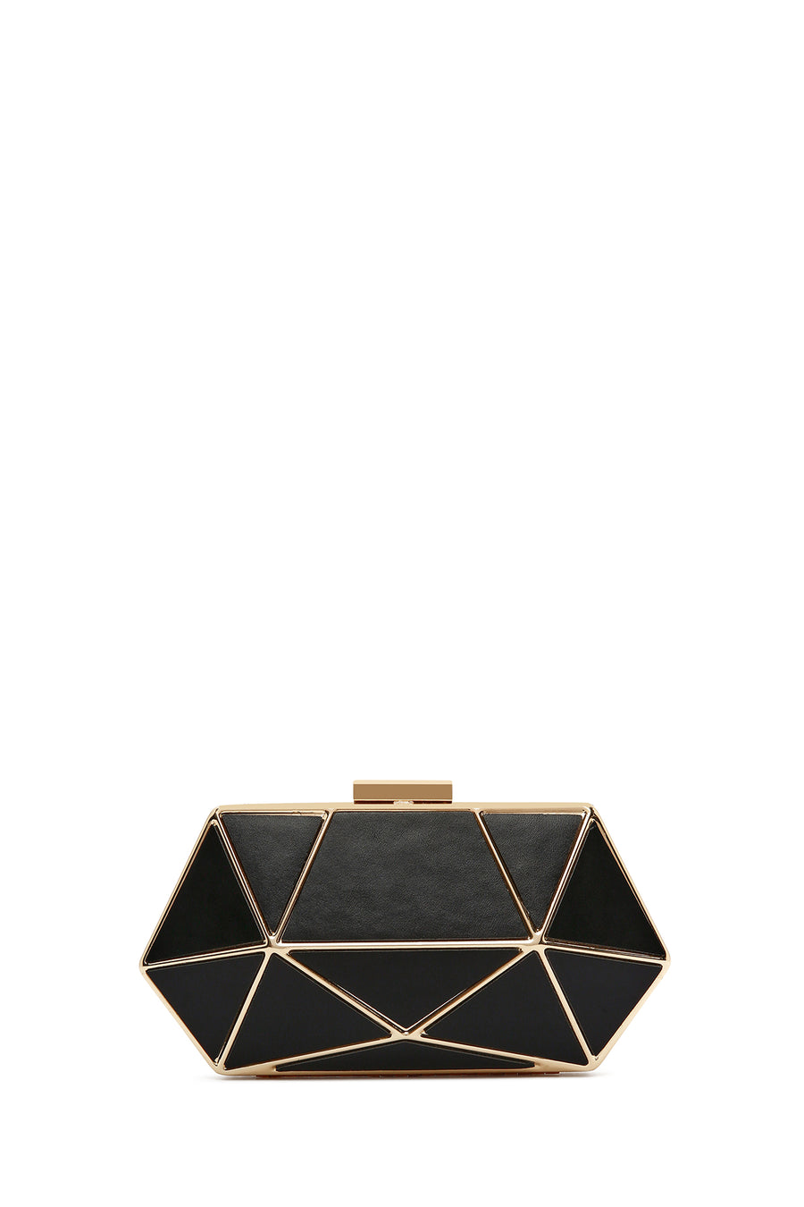 Women's Black Long Chain Strap Mini Box Evening Bag