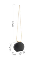 Kadın Siyah Uzun Askılı Mini Portföy Abiye Çantası | Derimod