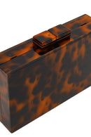 Kadın Leopar Uzun Zincir Askılı Abiye Mini Kutu Çanta | Derimod