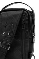 Erkek Siyah Mini Çapraz Çanta | Derimod