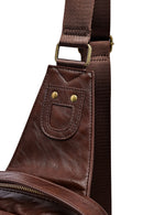 Erkek Kahverengi Mini Çapraz Çanta | Derimod