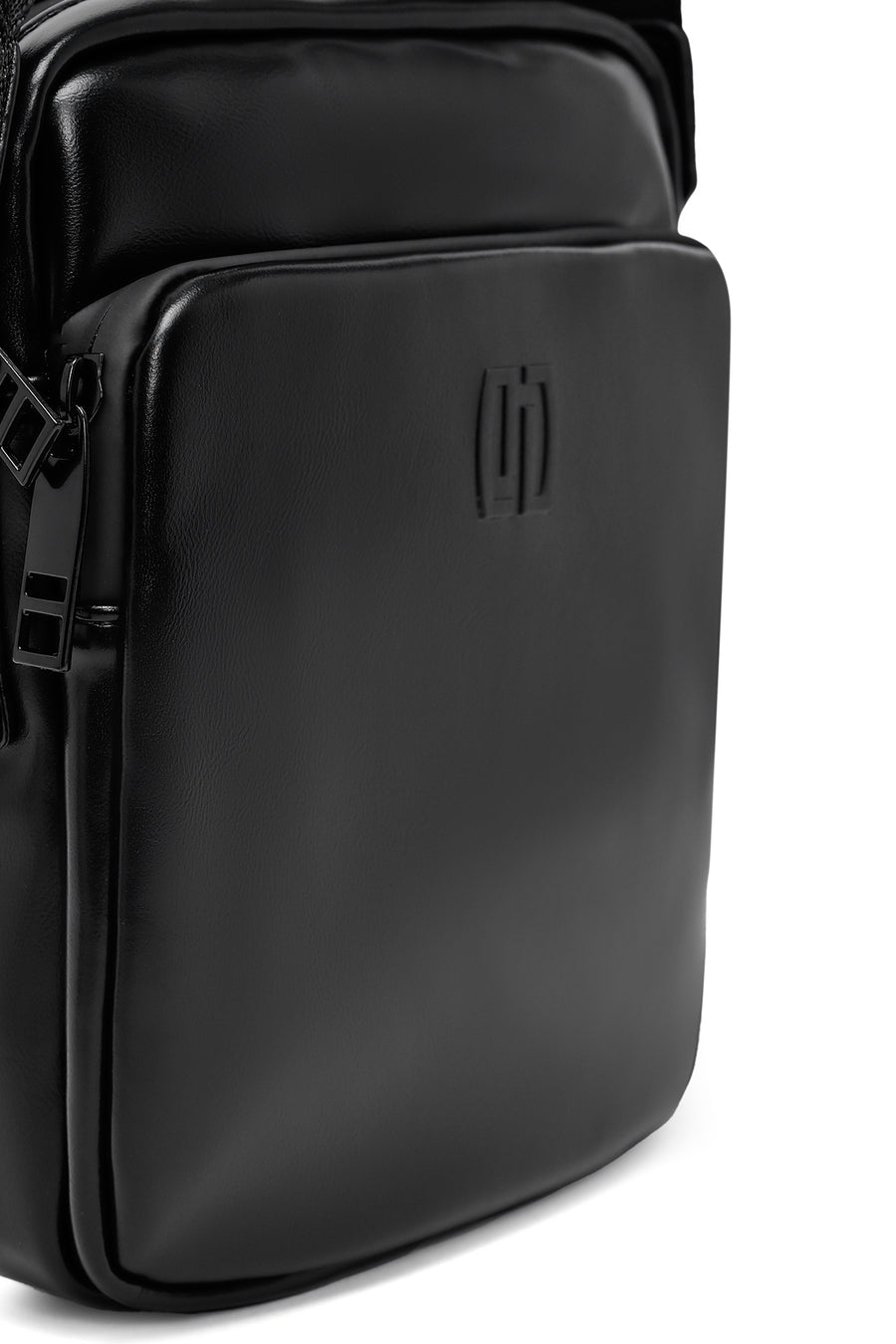 Men's Black Messenger Bag