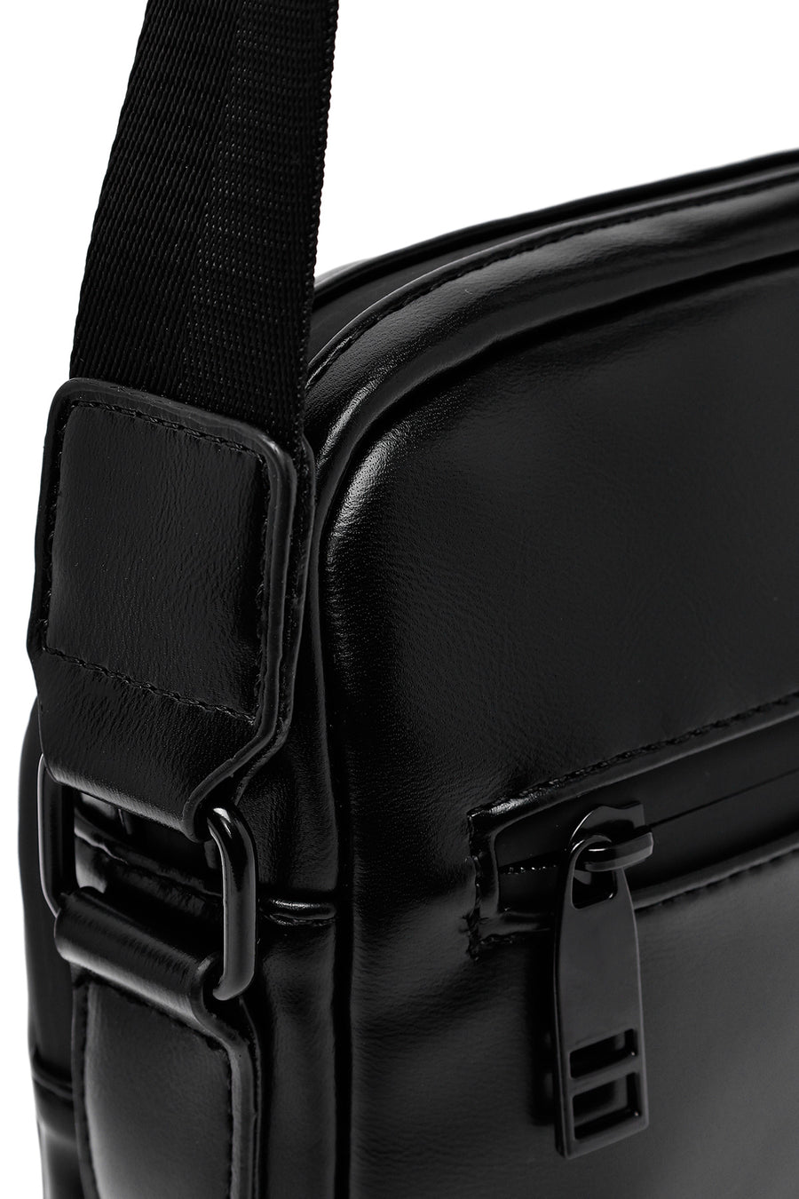 Men's Black Messenger Bag