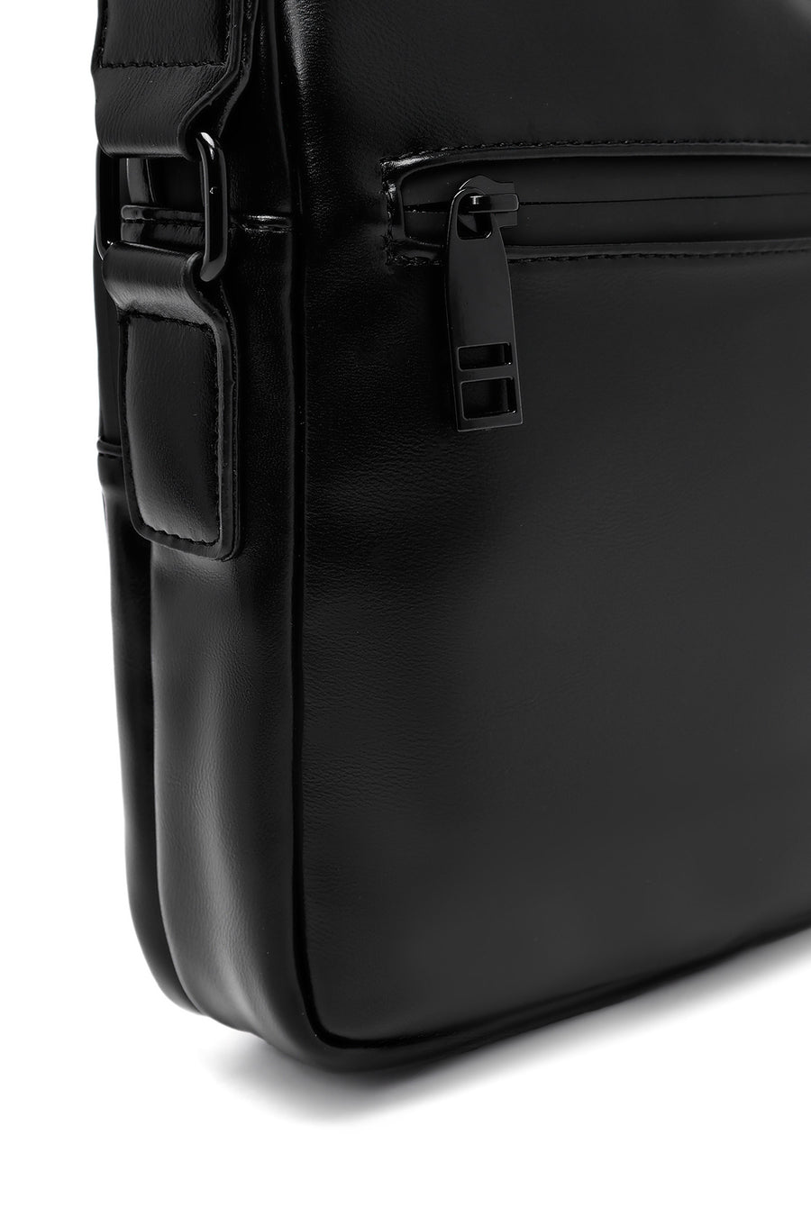 Men's Black Messenger Bag