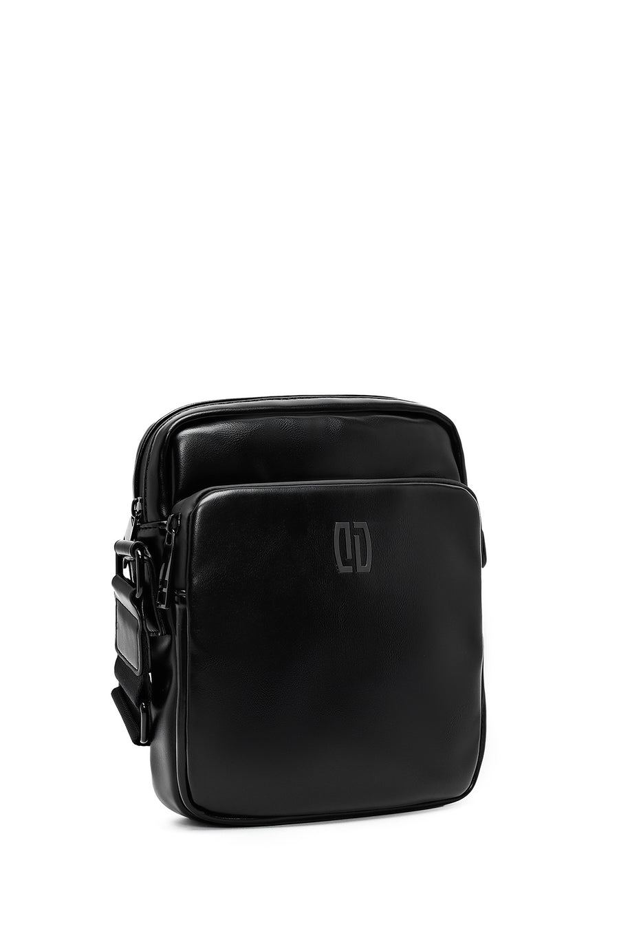 Men's Black Messenger Bag