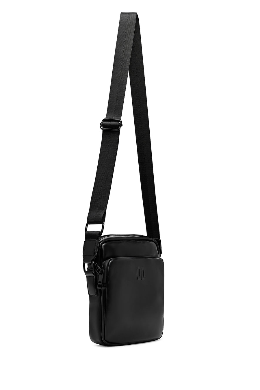 Men's Black Messenger Bag